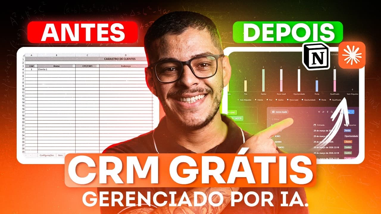 Criei um CRM grátis no Notion gerenciado pela IA do Claude